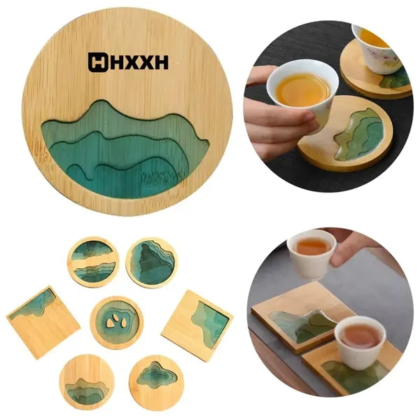 Bamboo Coaster with Resin