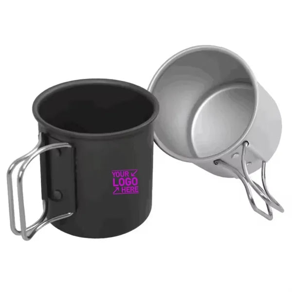 10 Oz Lightweight Cup & Food Canister With Foldable Handles