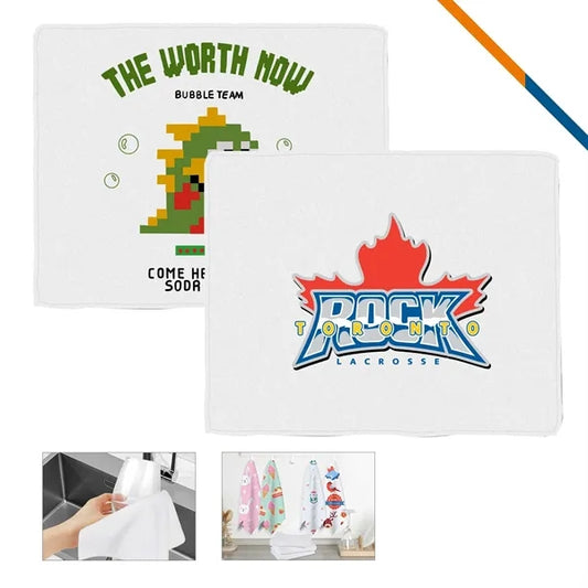 Anchor Sublimated Rally Towel - 18" x 15"
