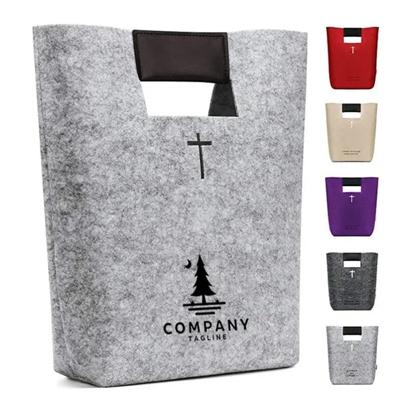 Bible Felt Tote Handbag