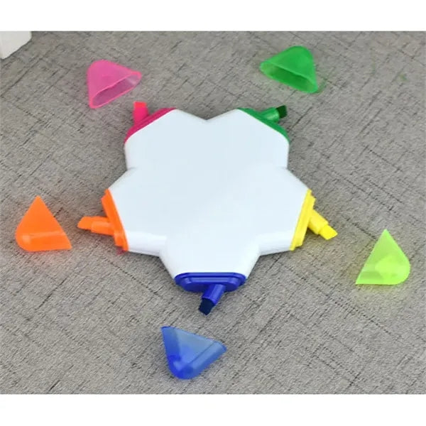 5 Colors Star Shaped Highlighter Pen