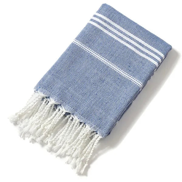 Large Absorbent Cotton Wrap Turkish Tassel Beach Towel