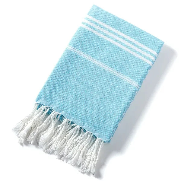 Large Absorbent Cotton Wrap Turkish Tassel Beach Towel