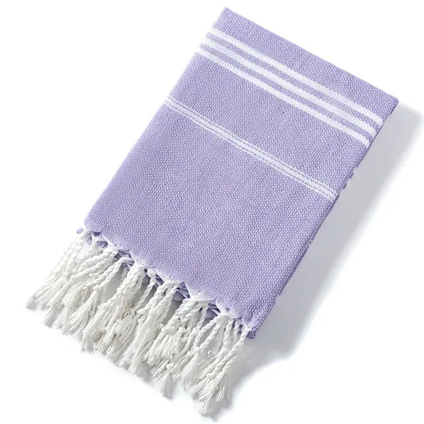 Large Absorbent Cotton Wrap Turkish Tassel Beach Towel
