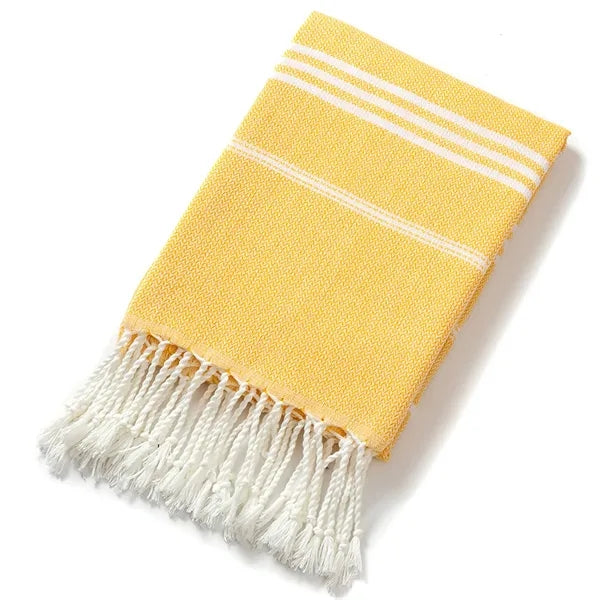 Large Absorbent Cotton Wrap Turkish Tassel Beach Towel