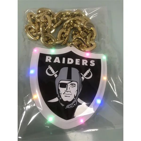 3D Foam Chain Necklace With Light