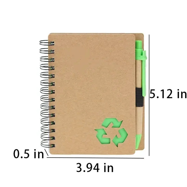 Mini Spiral Notebook with Pen