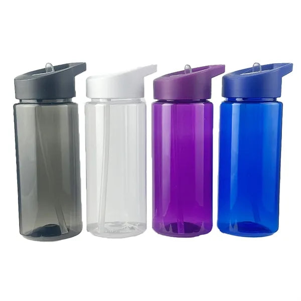 16Oz Sports Water Bottle with Straw Flip