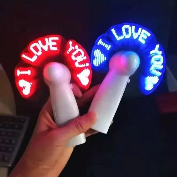 LED Light Up Mini Hand Fan