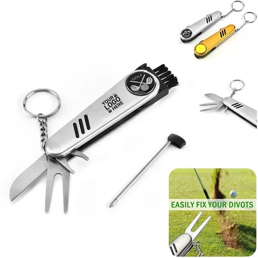 7 In 1 Stainless Steel Pocket Golf Tool Kit