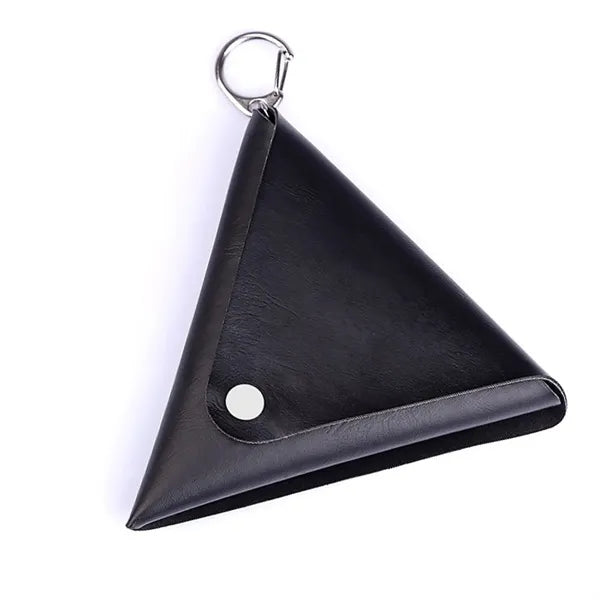 Triangle Mini Coin Pouch Keychain