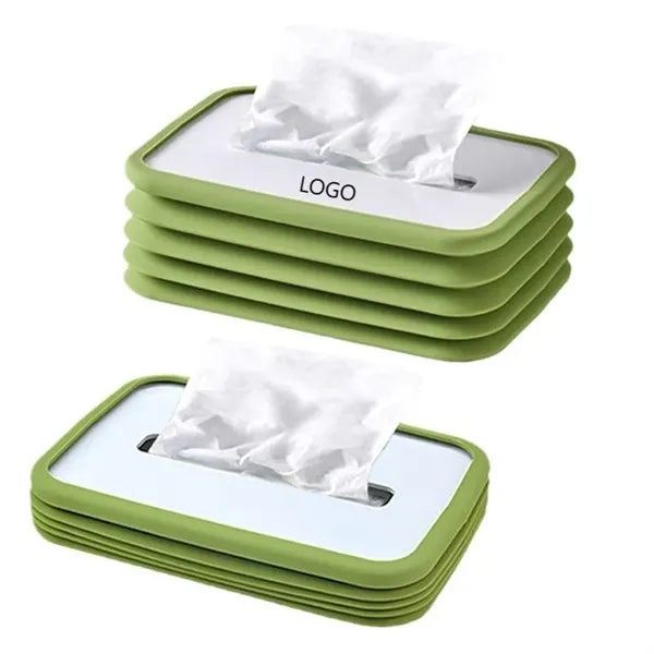 Silicone Foldable Tissue Box Cover