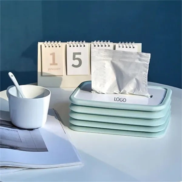Silicone Foldable Tissue Box Cover