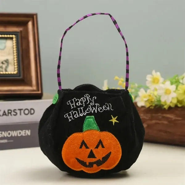 Cute Halloween Candy Bags Portable Pumpkin Handbag