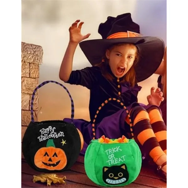 Cute Halloween Candy Bags Portable Pumpkin Handbag