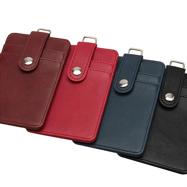 PU Leather Lanyard Card Holder