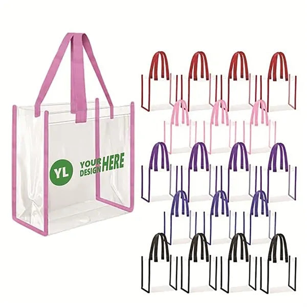 Clear Stadium Approved Plastic Tote Bag
