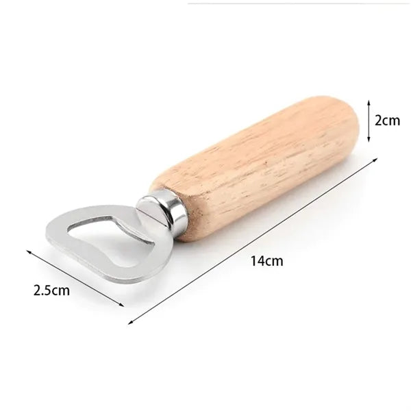 Wooden Handle Bottle Opener