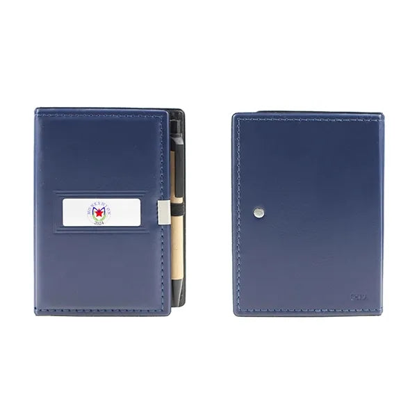 PVC Business Notepad Paper Barrel Pen Set