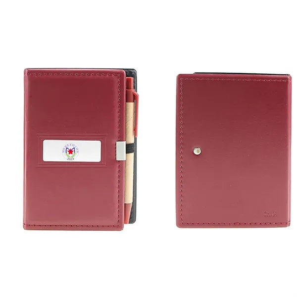 PVC Business Notepad Paper Barrel Pen Set