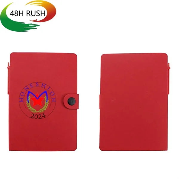 Eco-friendly Notebook w/ Button Pen