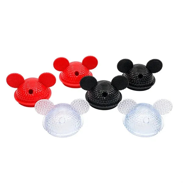 16oz Cat Ear Diamond Design Double-Walled Straw Cup