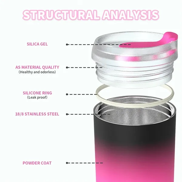 10 Oz. Gradient Color 304 Stainless Steel Insulated Cup