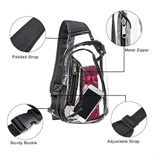 PVC Clear Security Backpack