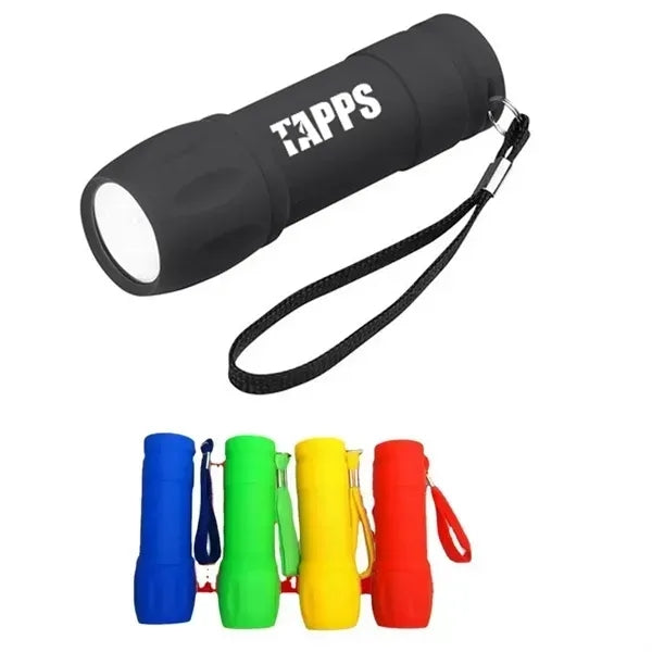 Rubberized Torch Light With Strap