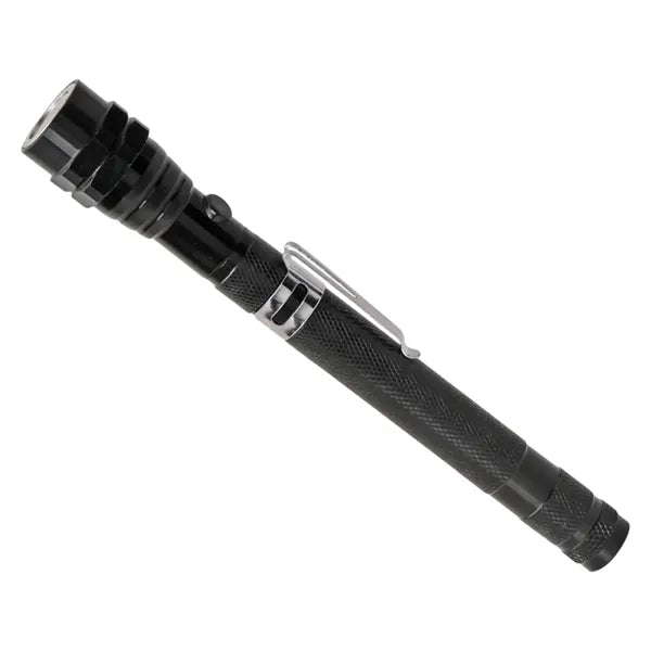 Flexible Magnetic Pickup Tool w/ Telescoping LED Flashlight