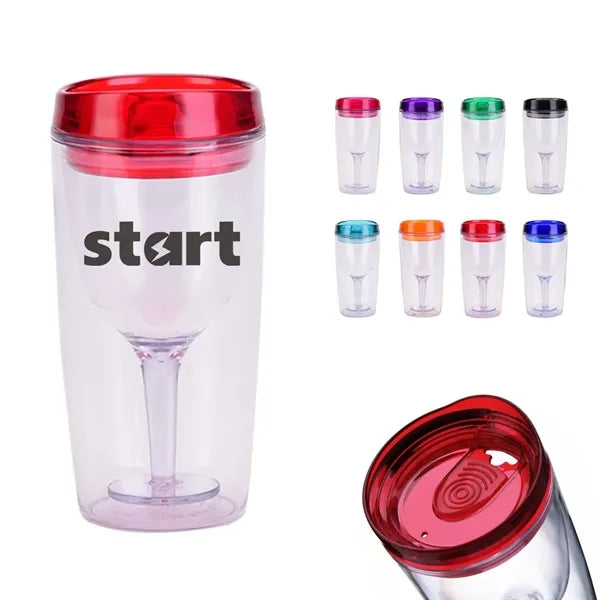 10 oz Double Wall Insulated Wine Tumbler
