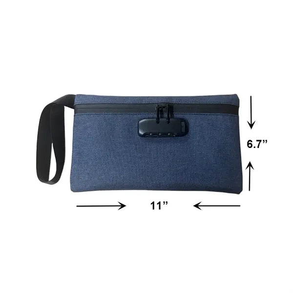 Durable Odor Proof Stash Bag With Combination Lock