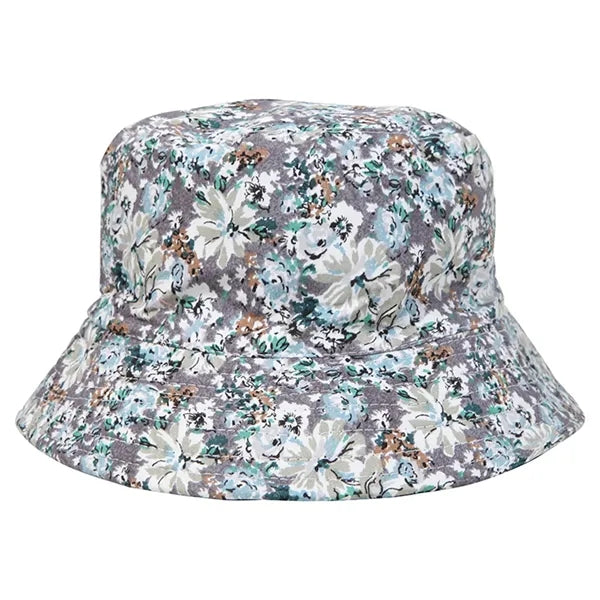 Cotton Floral Printed Sunshade Reversible Bucket Hat