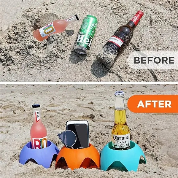 Beach Sand Coasters Drink Cup Holders
