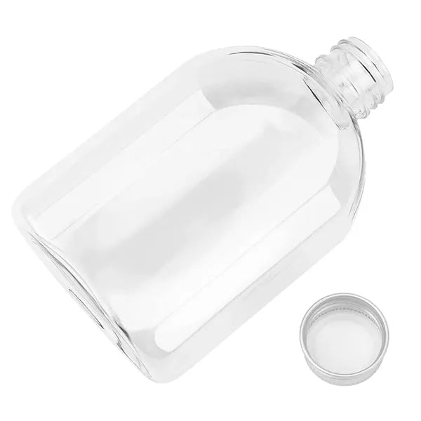 7oz Clear Flat Drink Bottle
