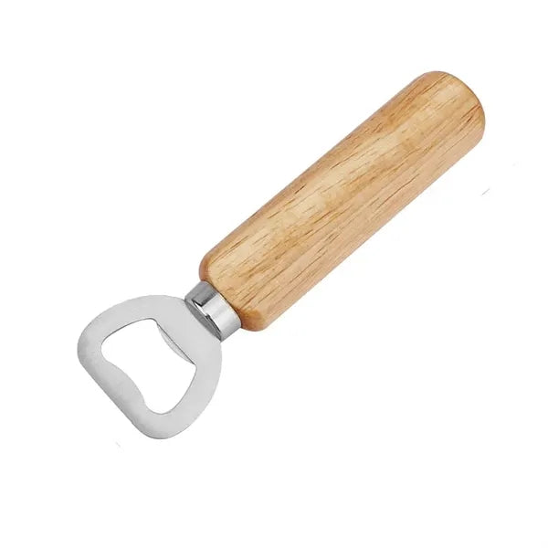 Wood Handle Stainless Steel Beer Bottle Opener