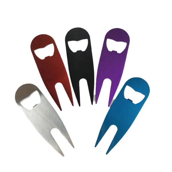 Stainless Steel Golf Divot Tool Bottle Opener