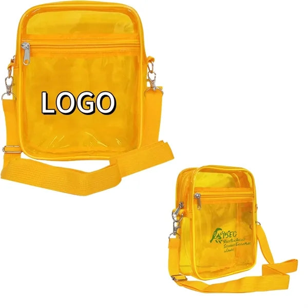 Large Capacity Waterproof Transparent Crossbody Bag