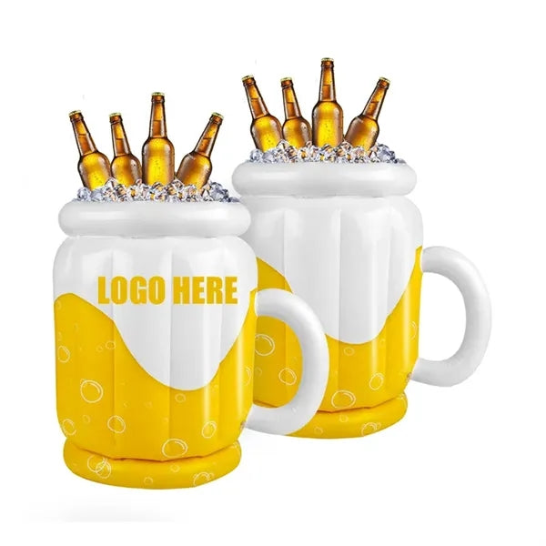 InflInflatable PVC Beer Ice Bucket Cooler Drink Containers
