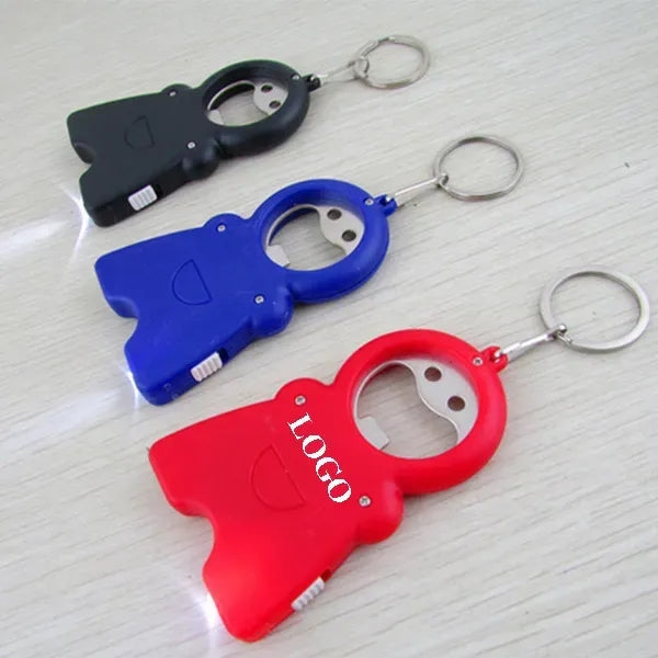 Multi-Tool Bottle Opener Keychain