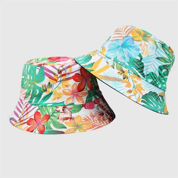 Tie-dye Printed Reversible Cotton Bucket Hat