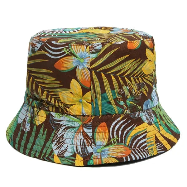 Tie-dye Printed Reversible Cotton Bucket Hat