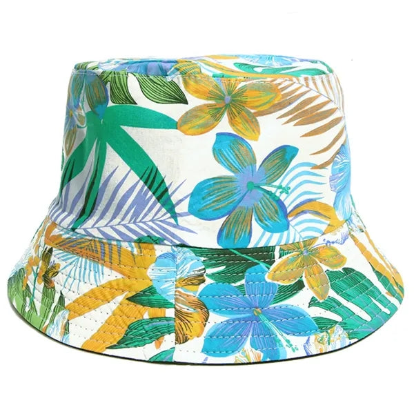Tie-dye Printed Reversible Cotton Bucket Hat