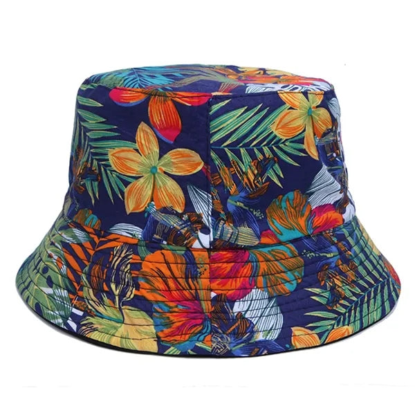 Tie-dye Printed Reversible Cotton Bucket Hat