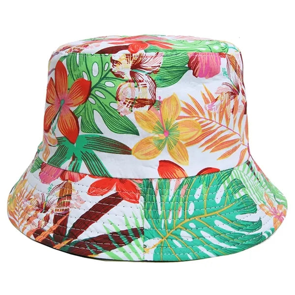 Tie-dye Printed Reversible Cotton Bucket Hat
