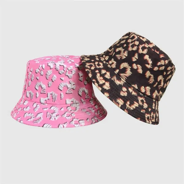 Colorful Dandelion Printed Double-sided Bucket Hat