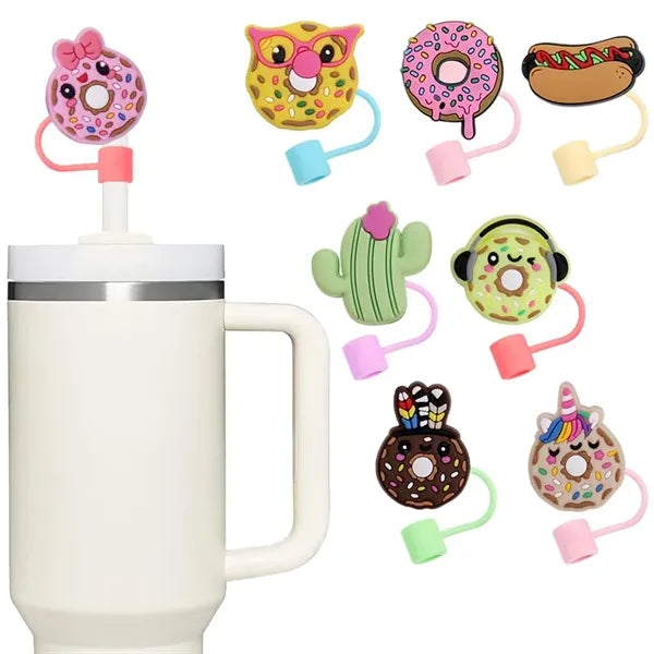 Summer Party Drinking Cup Straw Tip Lid
