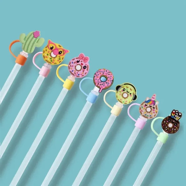 Summer Party Drinking Cup Straw Tip Lid