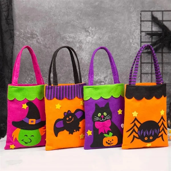 Goody Candy Bucket Pumpkin Halloween Trick or Treat Bags
