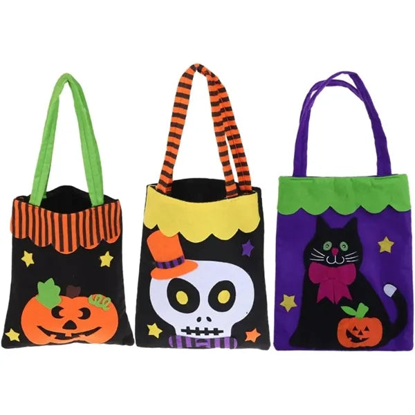 Halloween Ghost Candy Goodie Gift Tote Bag For Kids